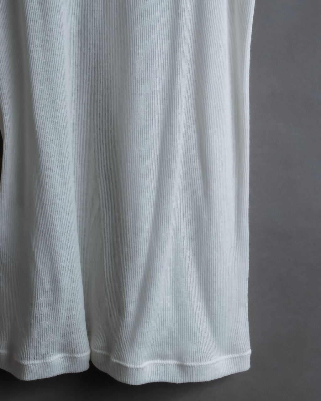 "MAISON MARGIELA" Stitch design net sheer tank top