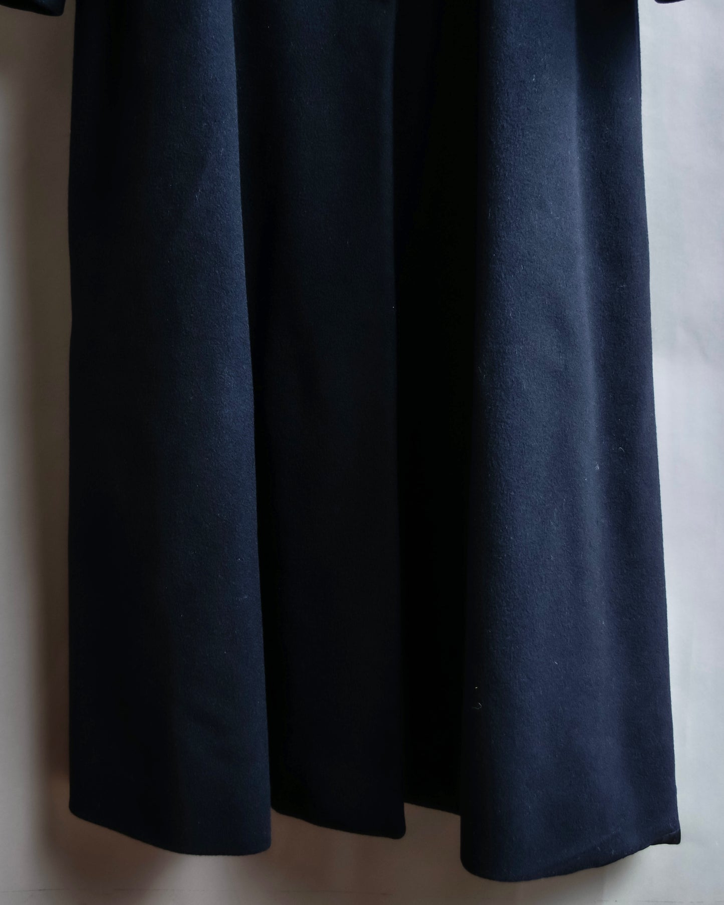 "Max Mara" Front pocket detail maxi length cashmere mix maxi length coat