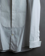 "GIVENCHY" Bosom panel design white shirt