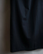 "Y's" Metal fitting belt design cutting maxi skirt