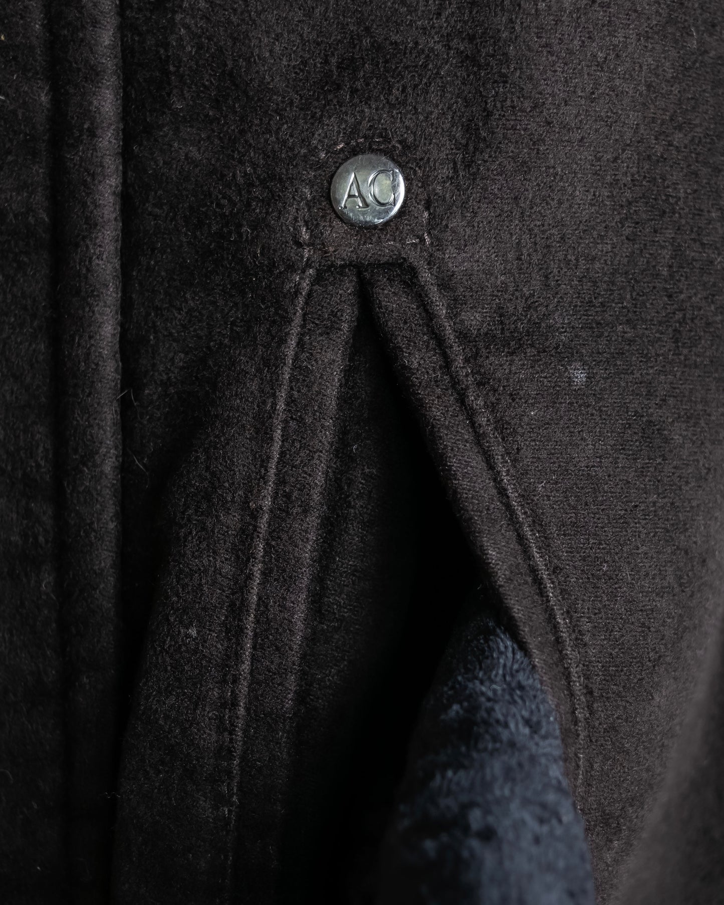 "ARMANI COLLEZIONI" Military detail elbow patch zip-up jacket