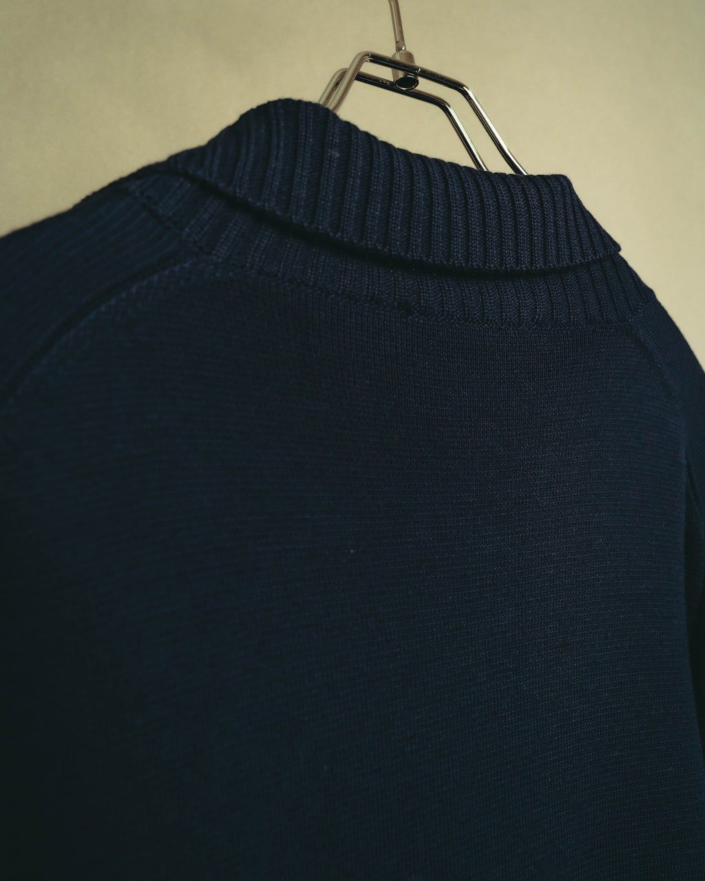 “Salvatore Ferragamo” 80’s-90’s Gancini buckle virgin wool knit jacket