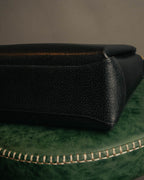 -SPECIAL- “GUCCI” 70’s-80’s Pigskin leather turn lock handbag