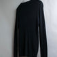 "PRADA" Ribbed black color pullover knit