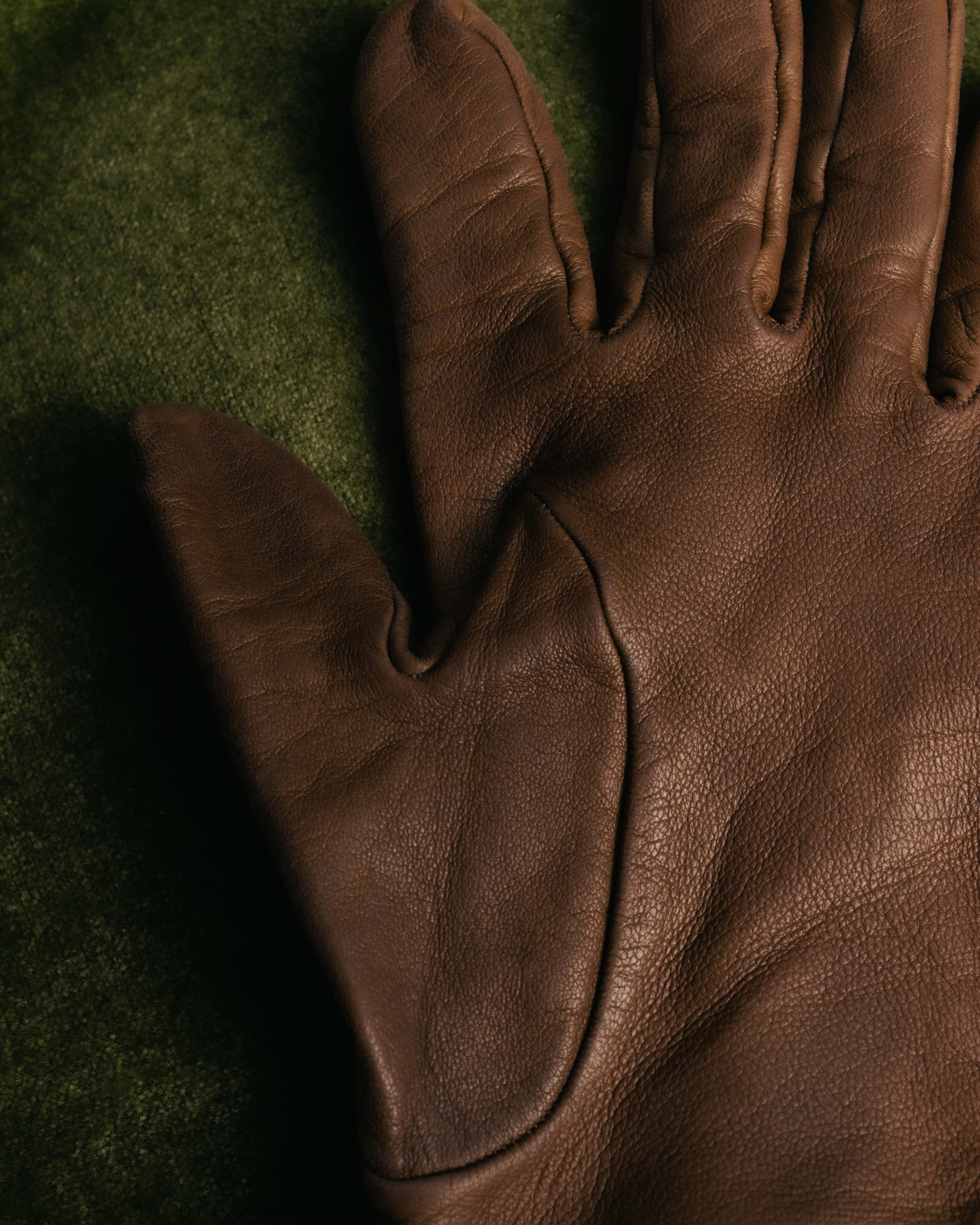-SPECIAL- “HERMÈS” 80’s-90’s Chaine d’ancre leather gloves