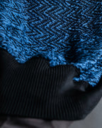 "TOGA ARCHIVES" String design mesh switching melange knit