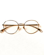 CHANEL/ Coco Mark Designed Gold Flame Glasses