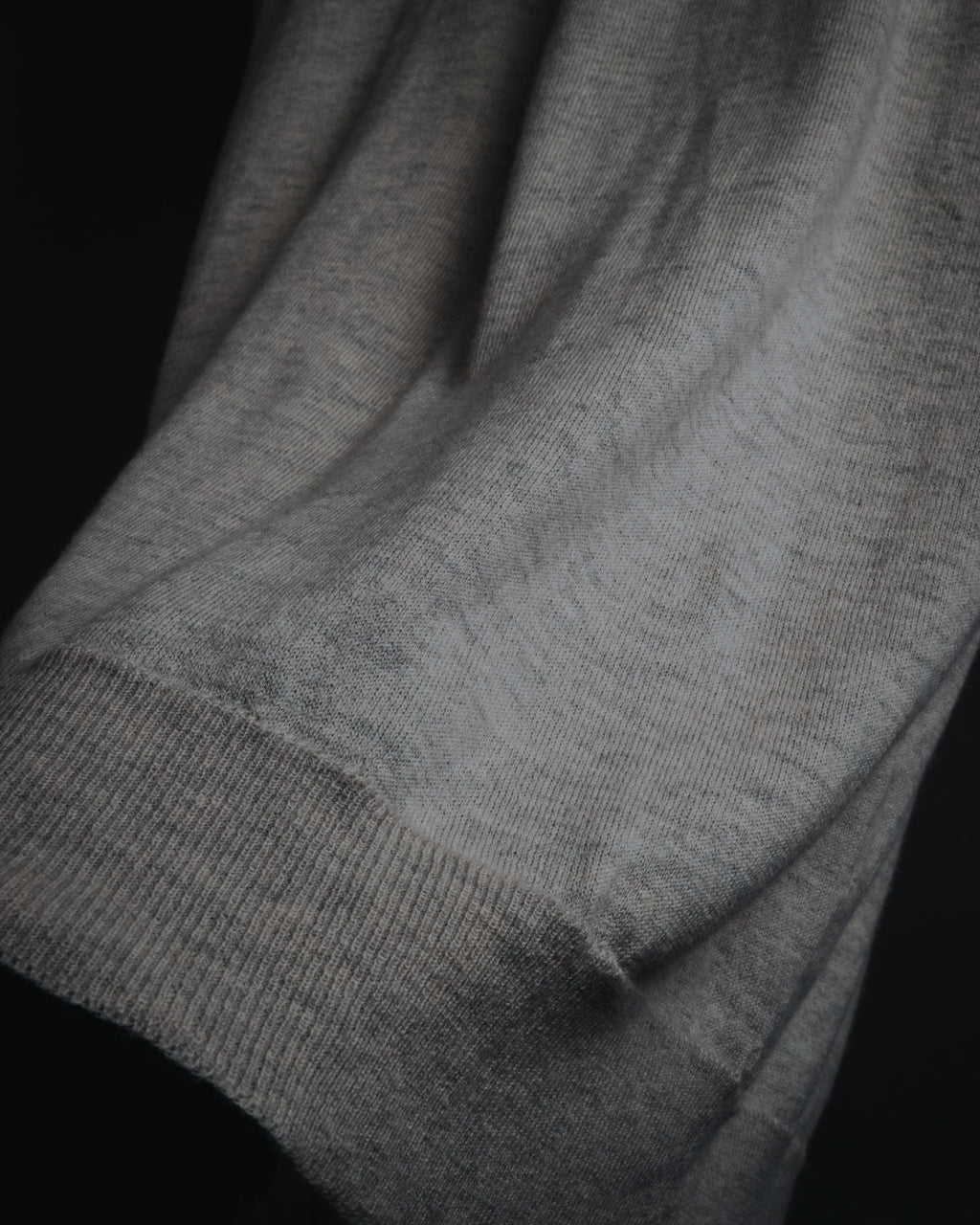 Maison Margiela 2014 Autumn/Winter fine gauge V-neck knit dress with elbow patches