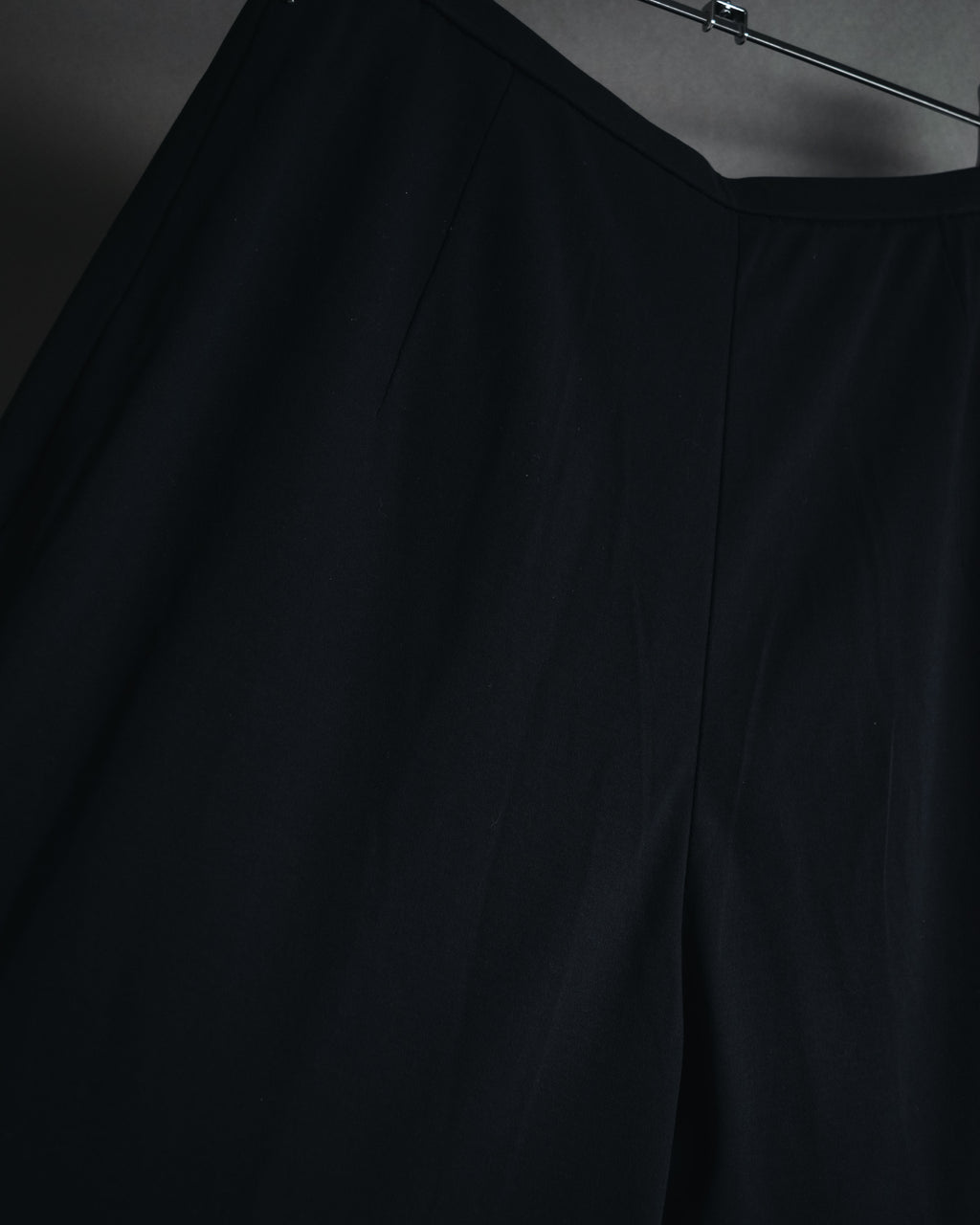 "YVES SAINT LAURENT" Elegant draped tailored slacks