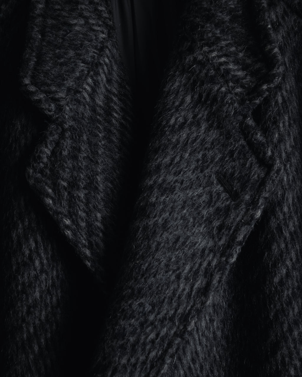 Abrigo de mezcla de mohair de doble botonadura de los años 90 de Christian Dior MONSIEUR