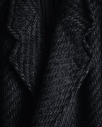 Abrigo de mezcla de mohair de doble botonadura de los años 90 de Christian Dior MONSIEUR