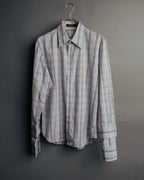 “VIKTOR & ROLF Monsieur” 00’s-10’s checked cotton dress shirt