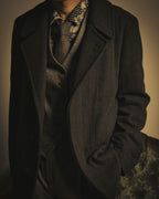-SPECIAL- “Maison Martin Margiela” 2011-2014 Short wool blend chesterfield coat