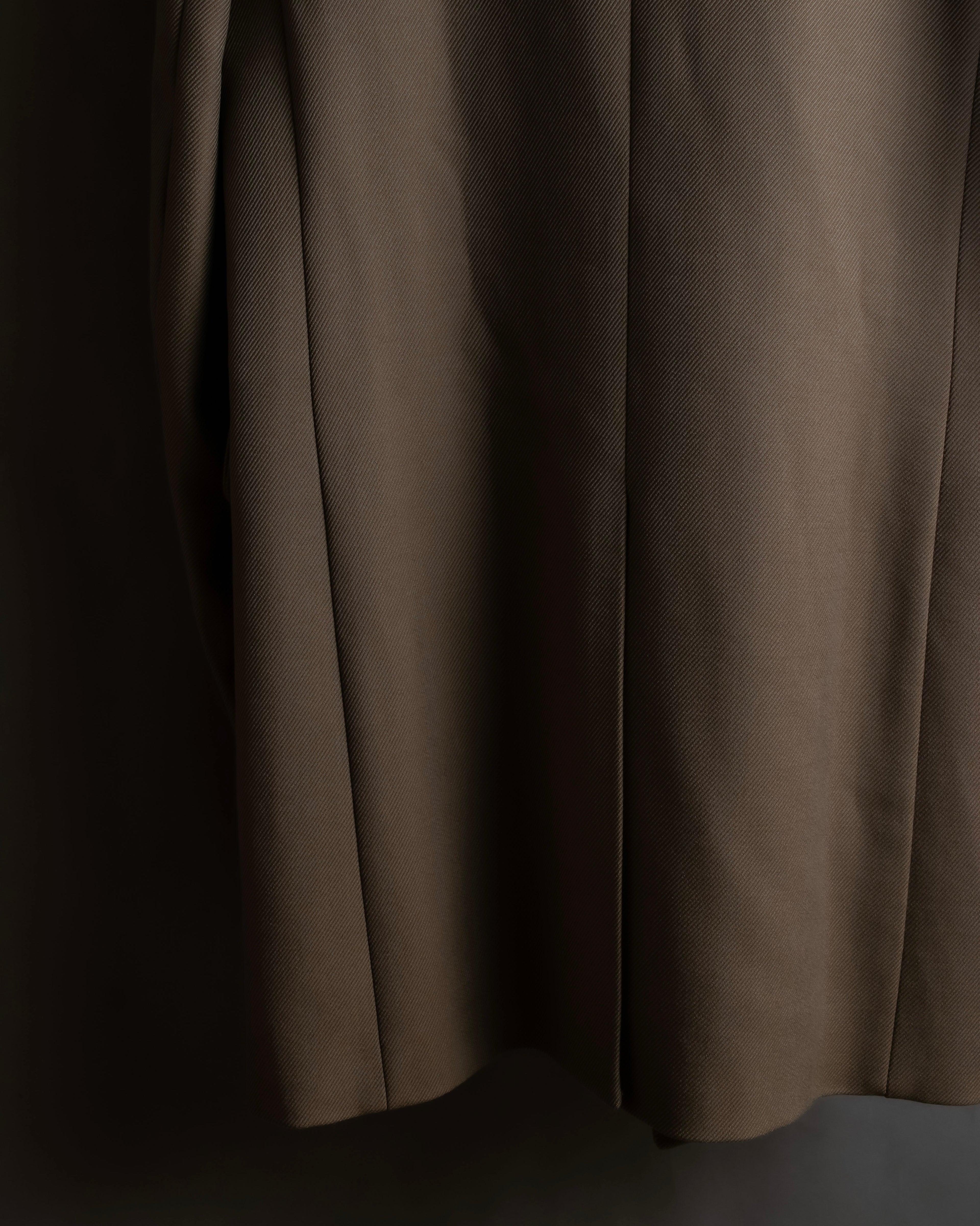 "MAISON MARGIELA" 13AW structured mid-length tailored coat