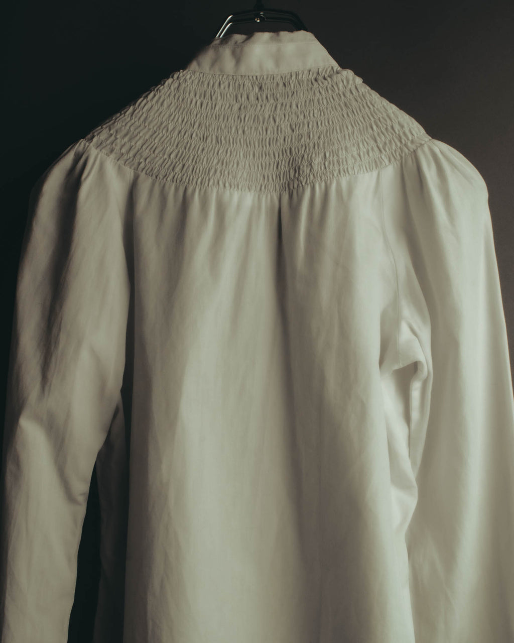 "Véronique Branquinho" 90's-00's Delicately smocked cotton blouse