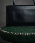 –SPECIAL– “HERMES” 50’s-60’s Escale box calf top handle bag