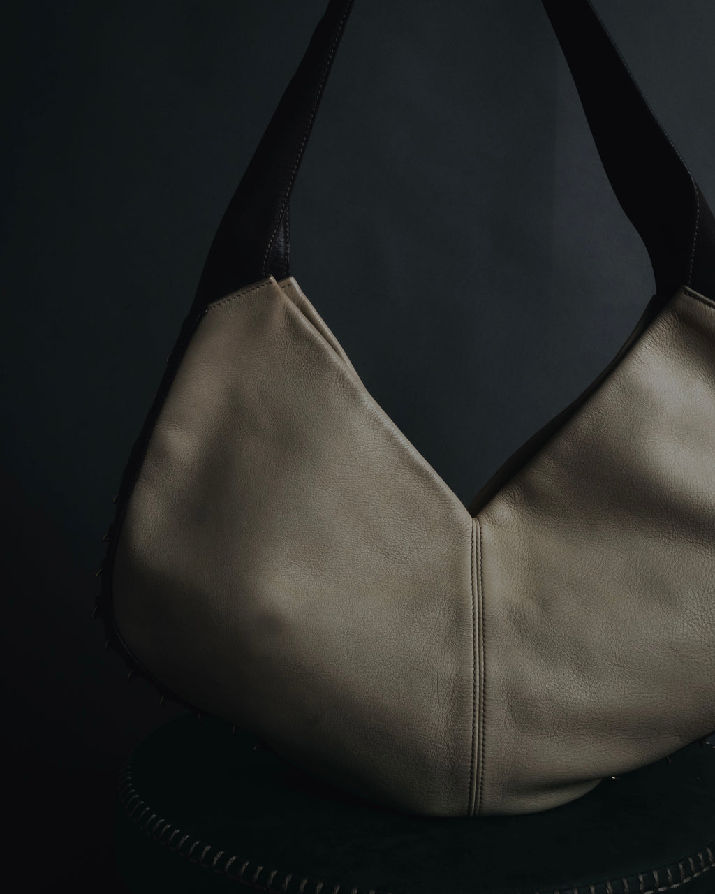 "LOEWE" 00’s lace-up nappa leather hobo bag