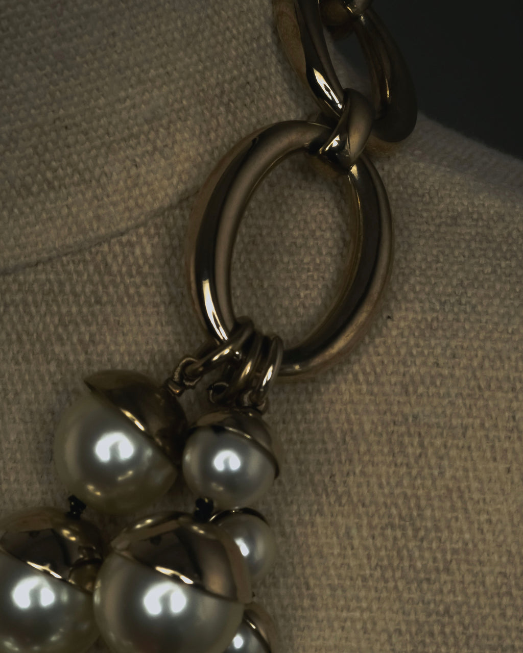 -SPECIAL- "Christian Dior"
John Galliano period Pearl Metal Design Layered Necklace