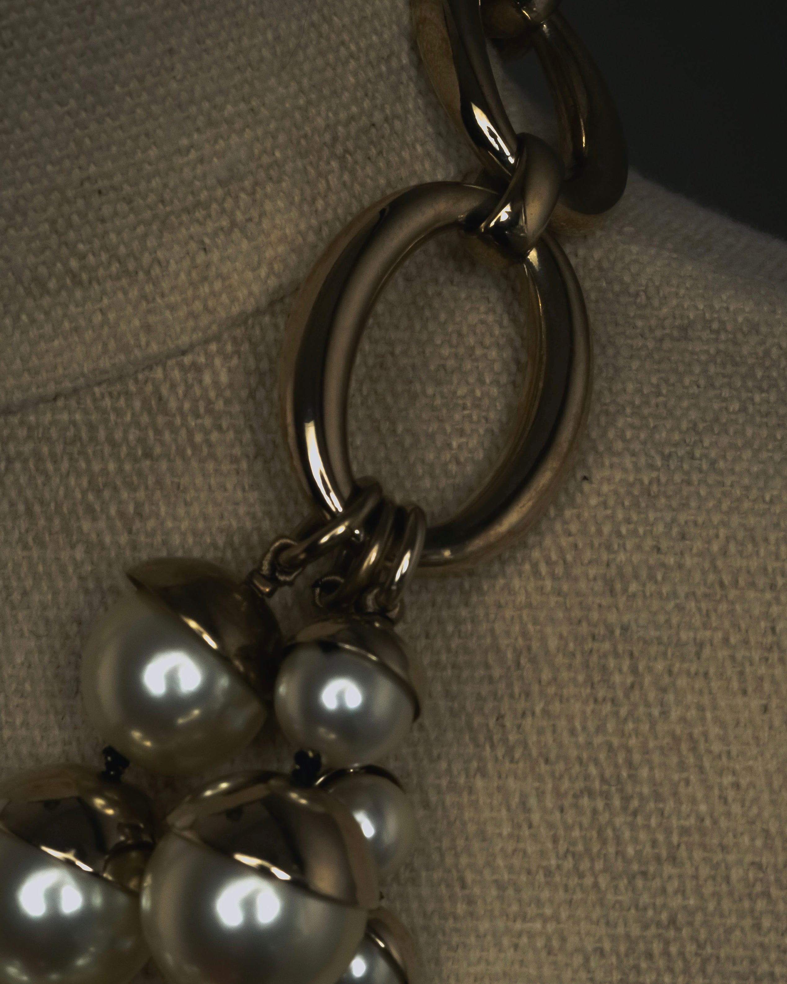 -SPECIAL- "Christian Dior"
John Galliano period Pearl Metal Design Layered Necklace