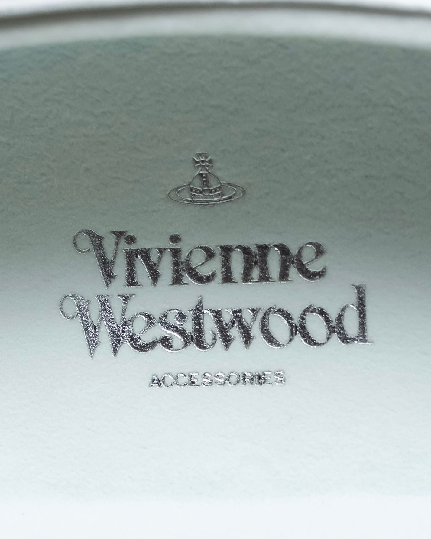 "Vivienne Westwood" engraved temple logo oval sunglasses