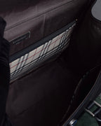 "BURBERRY" Saffiano leather mini boston bag