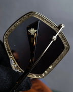 "GUCCI" Glitter design octagonal frame sunglasses