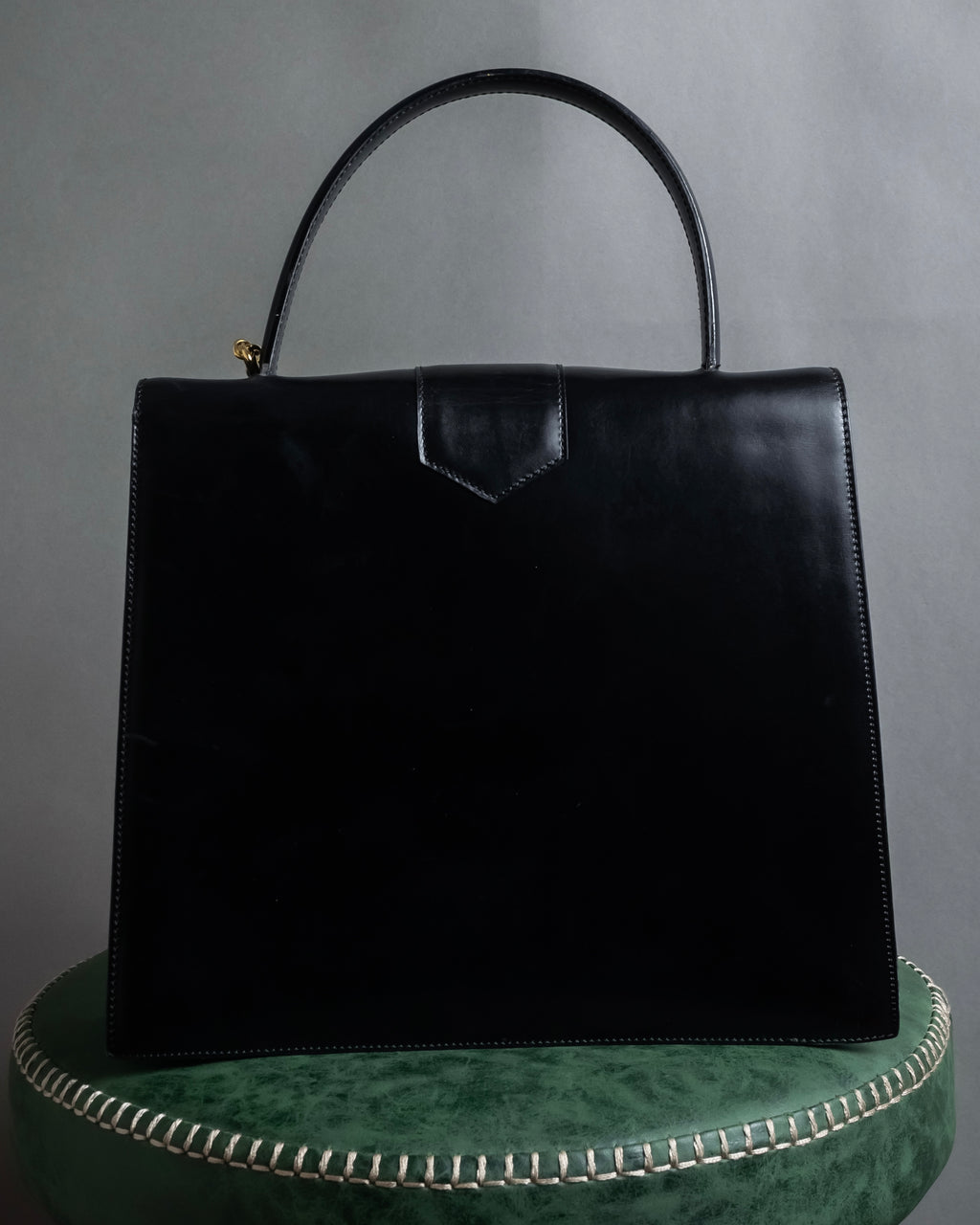 “CELINE” Early 80’s equestrian hardware top-handle bag