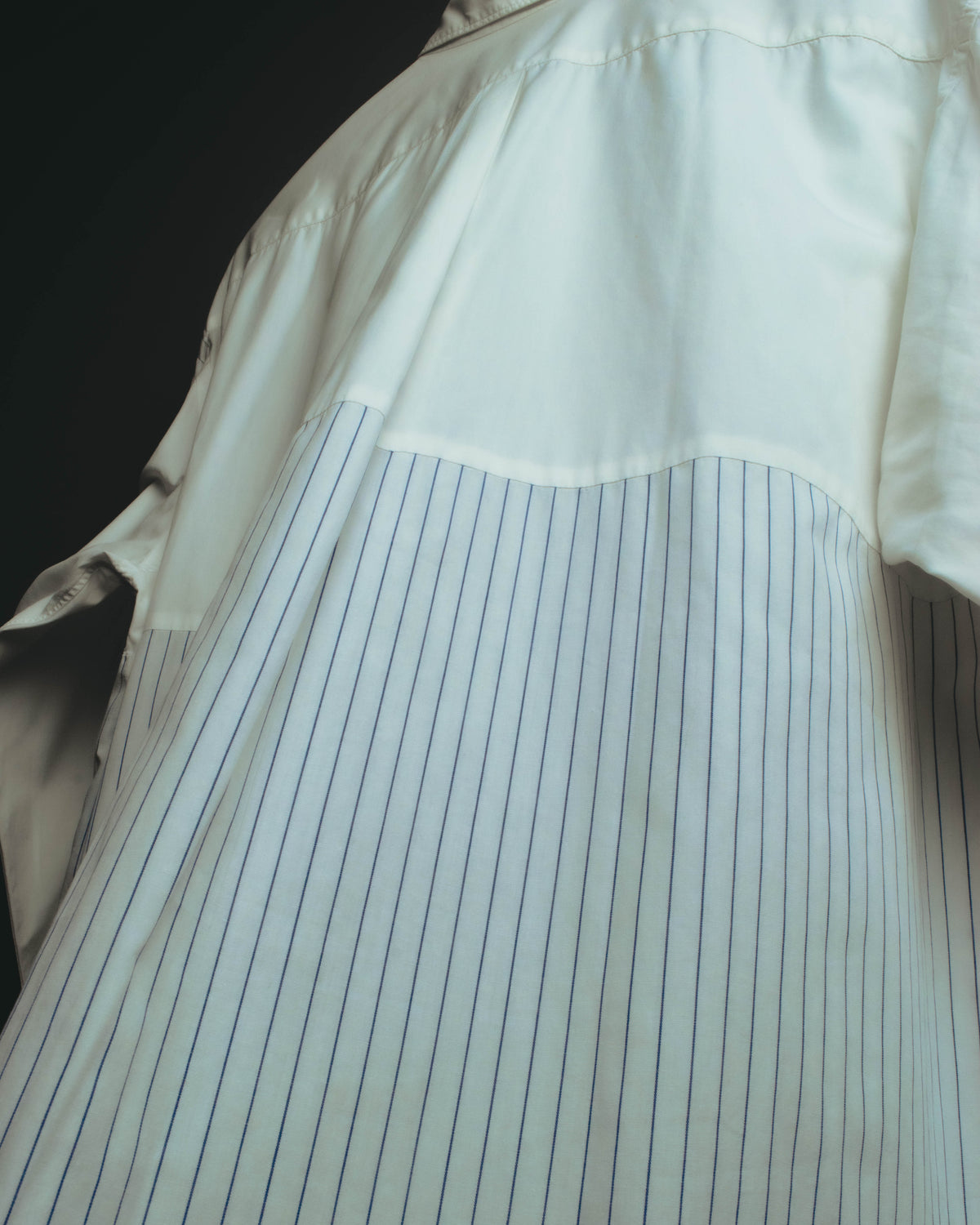 "COMME des GARÇONS HOMME" 90's-00's Patchwork long-sleeve shirt