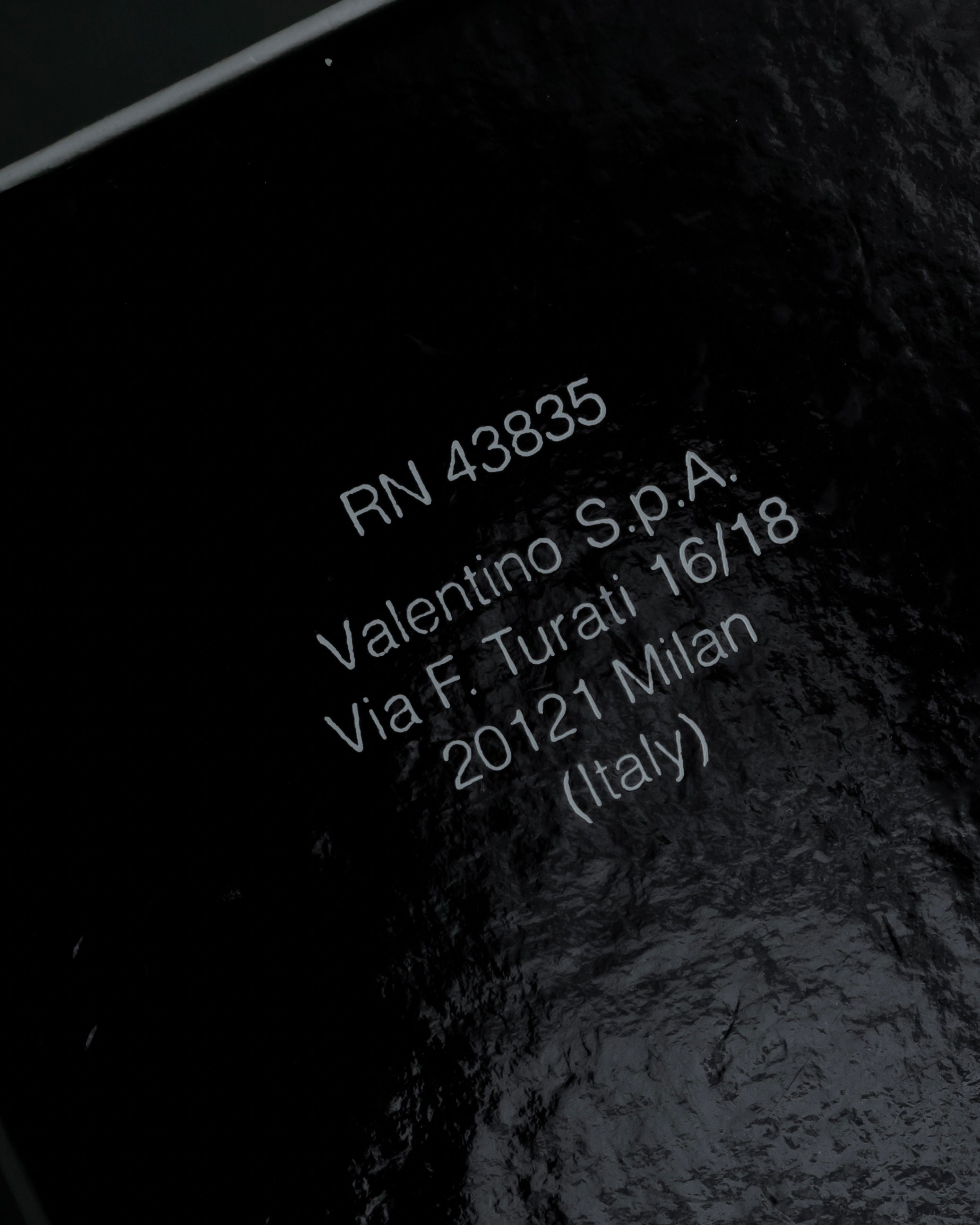 "RED VALENTINO" Bow motif Rosso color leather narrow belt