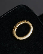 "Christian Dior" Wool and suede cuff gloves