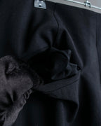 "LOEWE" Deep pleat tapered draped slacks