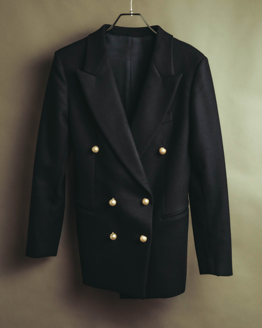 "CÉLINE" 10's Structured double-breasted blazer