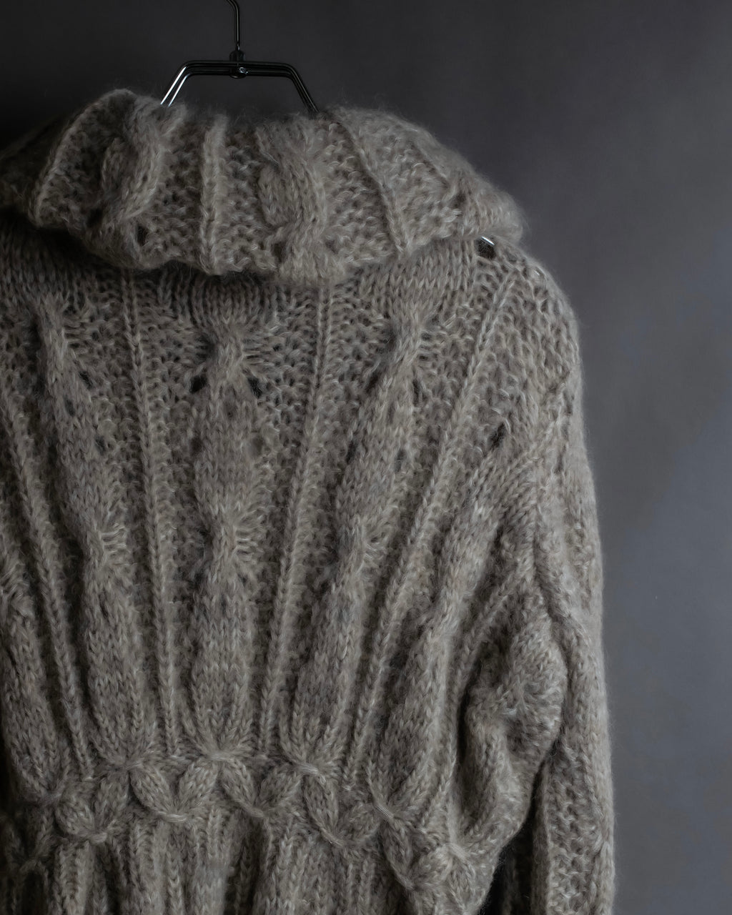 "ERMANNO SCERVINO" Three-dimensional knit long cardigan