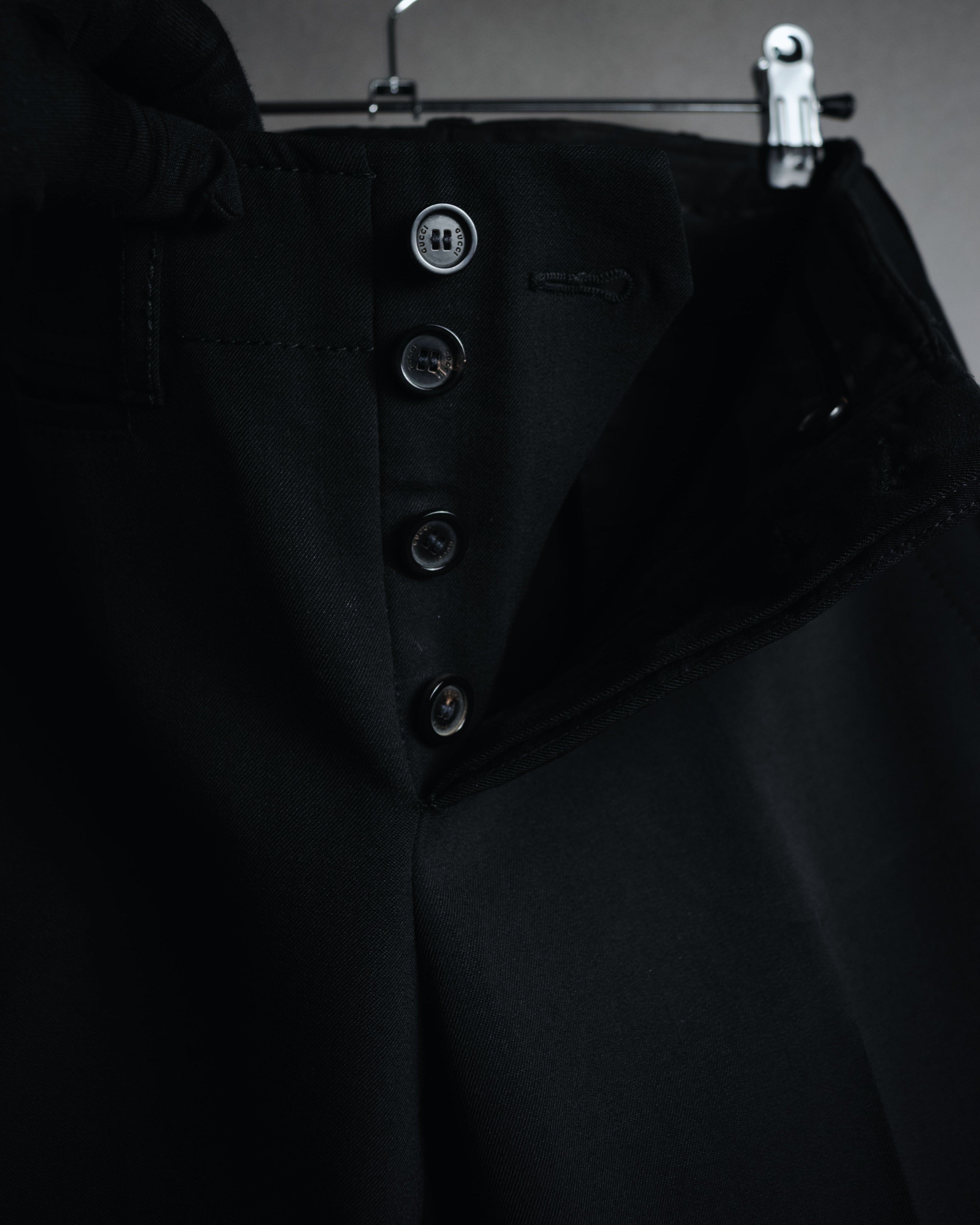 "GUCCI" 00’s stretch wool tailored slacks