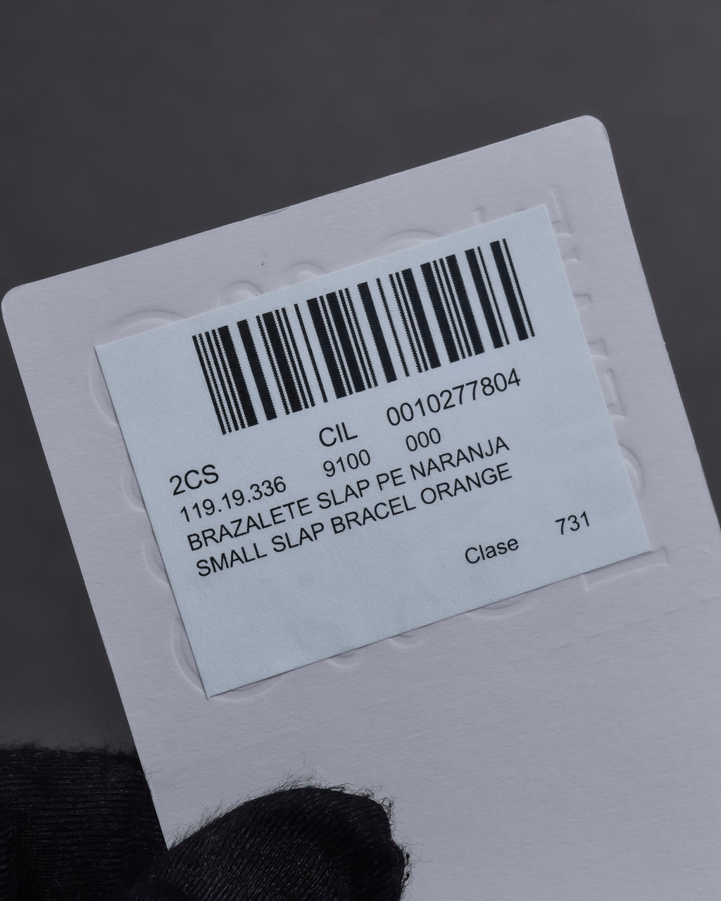 "LOEWE" Anagram logo engraved leather bracelet