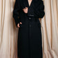 "GIANNI VALENTINO" 100% cashmere oversized chesterfield coat