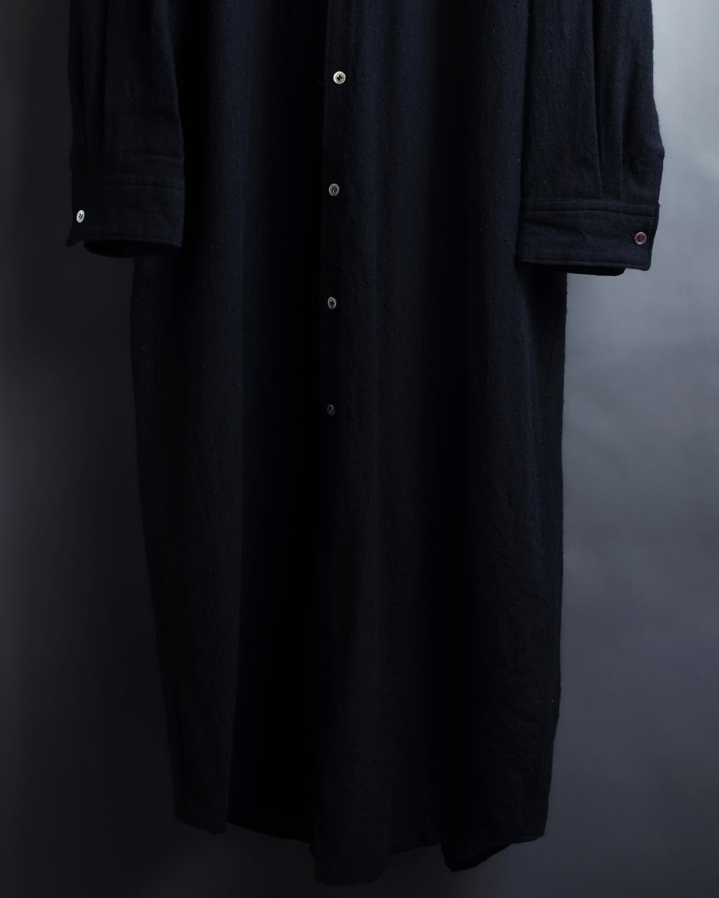 "COMME des GARCONS" 94AW Straight silhouette wool shirt dress