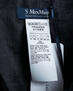"S Max Mara" Tiered frill design belted dress