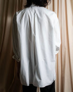 "JEAN PAUL GAULTIER" Cotton poplin stand-collar white shirt