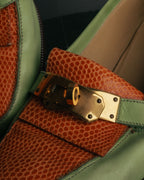 “Hermès” 90’s-00’s Kelly buckle leather loafer