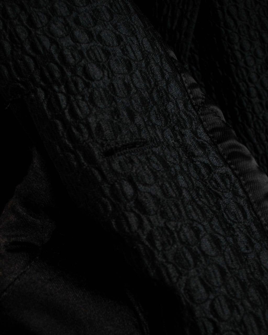 "DRIES VAN NOTTEN" Relief  jaguard uneven design chester coat