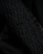 "DRIES VAN NOTTEN" Relief  jaguard uneven design chester coat