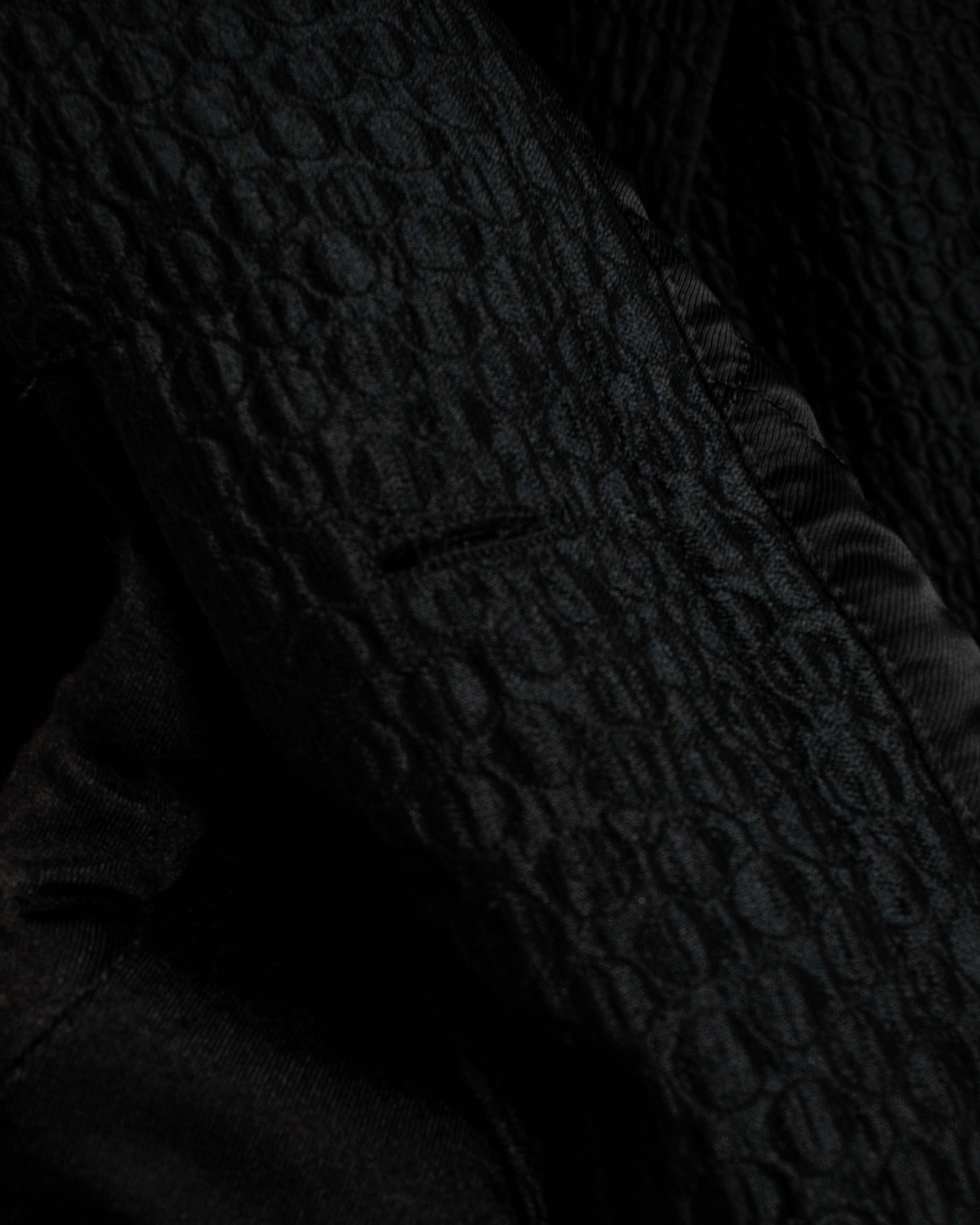 "DRIES VAN NOTTEN" Relief  jaguard uneven design chester coat