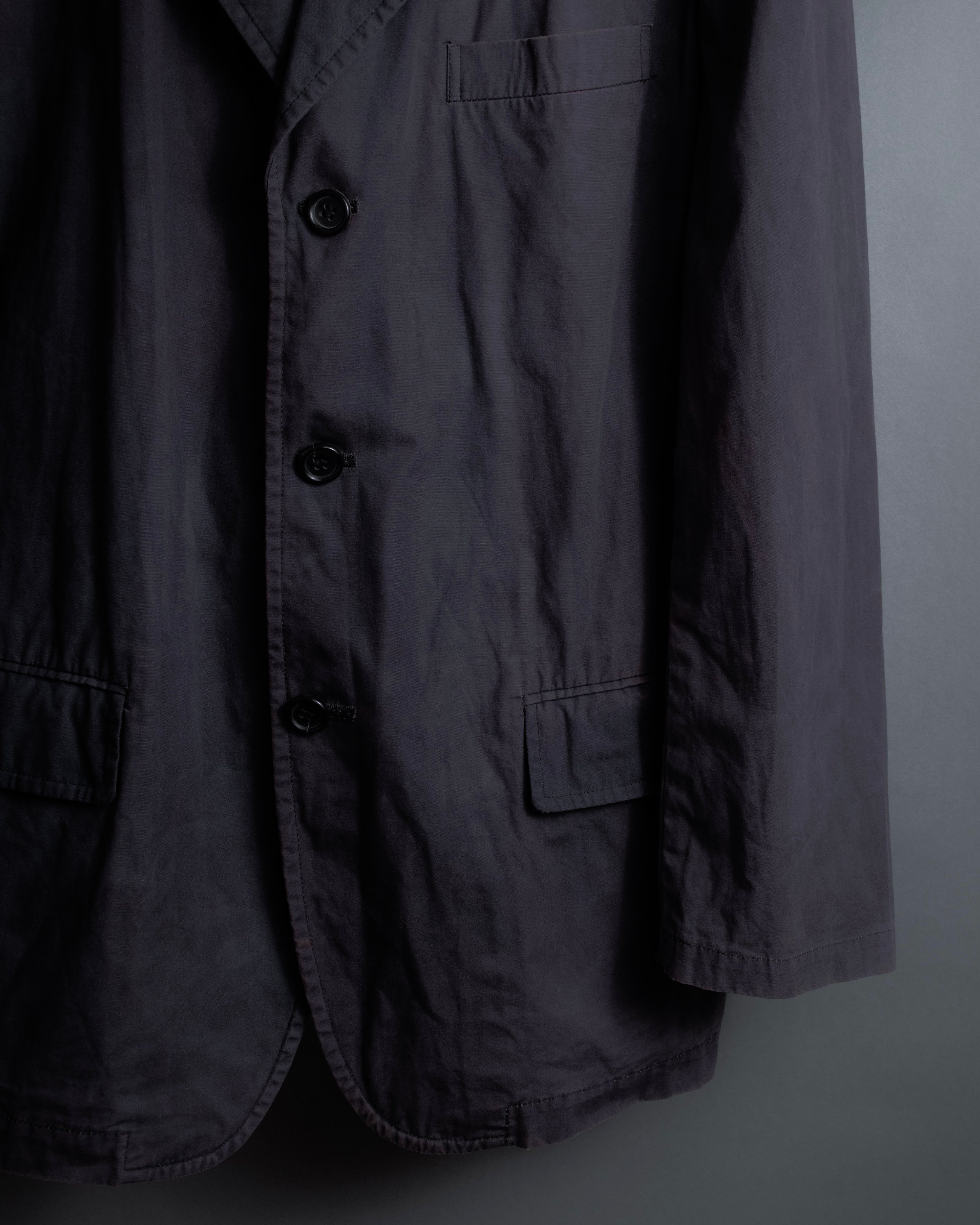 "COMME des GARCONS HOMME" 02SS beautiful faded cotton tailored jacket