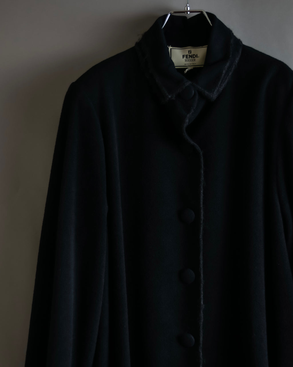"FENDI" 00'sDouble collar design flared silhouette coat