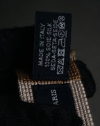 “HERMES” 10’s-20’s Bicolor silk knit tie