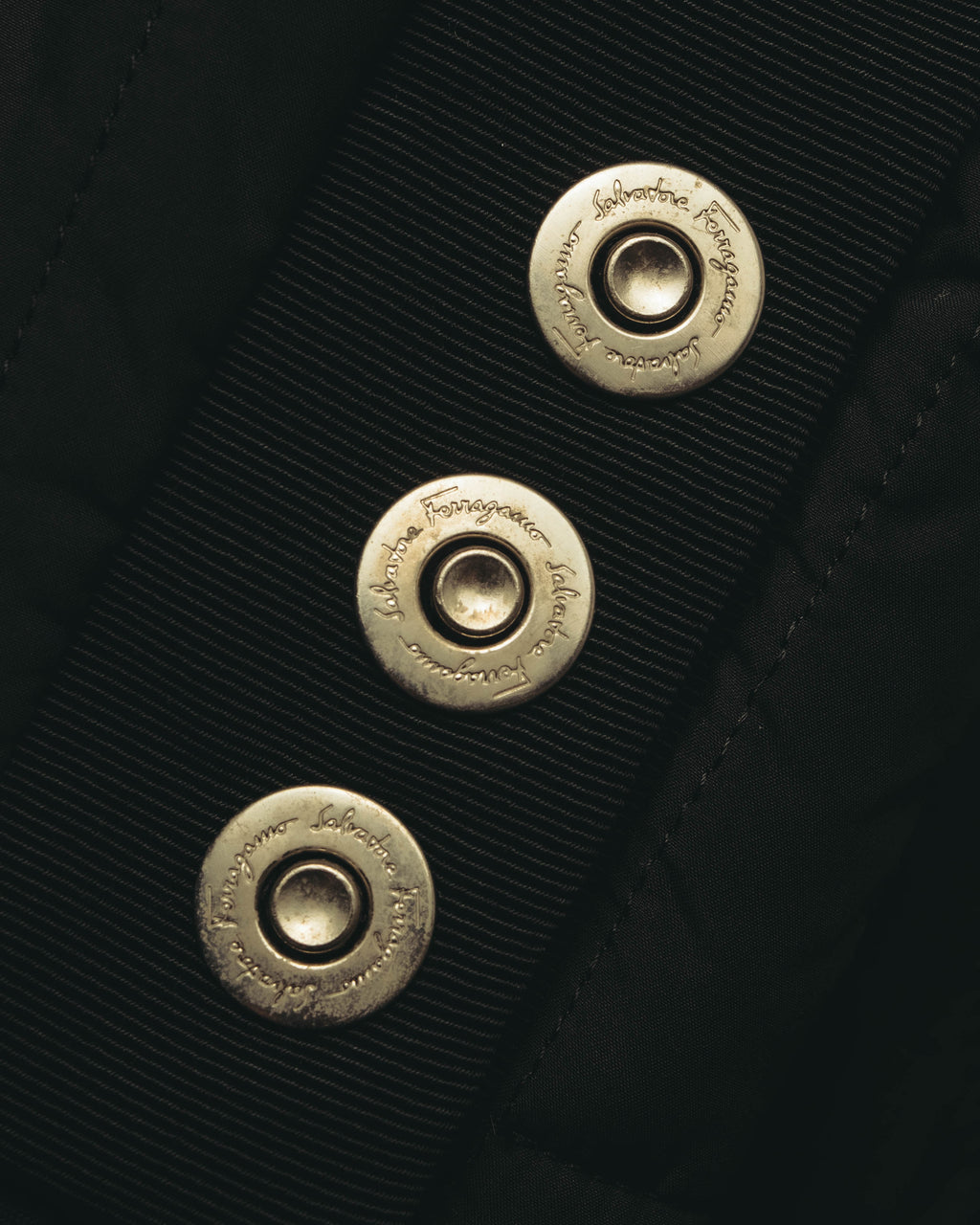 “Salvatore Ferragamo” 00’s-10’s Padded tailored long coat