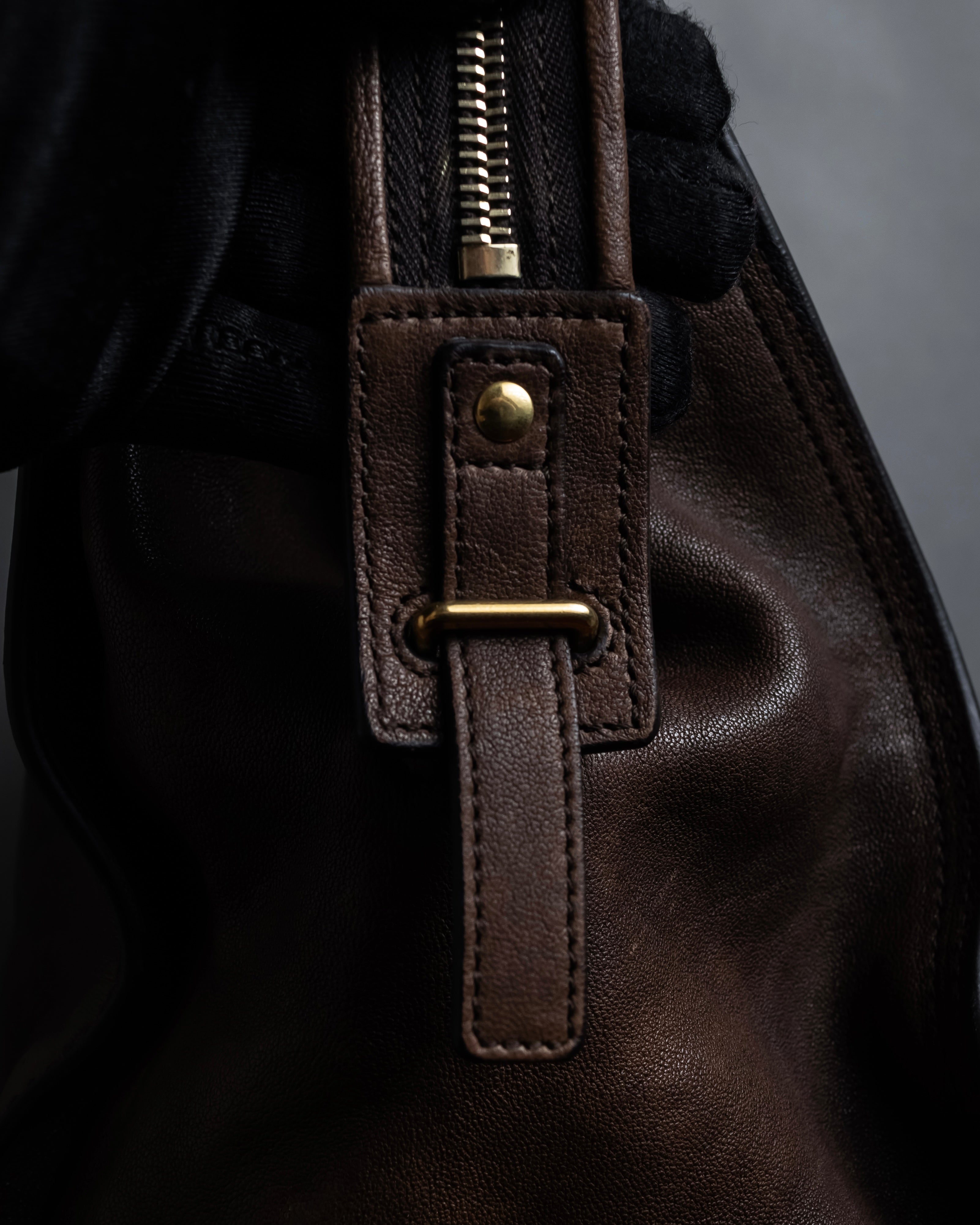 "YVES SAINT LAURENT" 11'year-12'year Chic Gabas leather bag