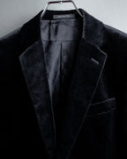 "LOUIS VUITTON" Geometric pattern velvet tailored jacket