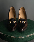 “GUCCI” 90’s-00’s patent leather horsebit pumps